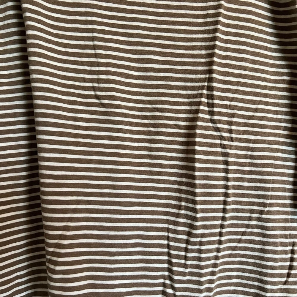J.Jill Wearever Striped Bell Sleeve Tunic Top Womens S Boho Cottagecore Artisan - Picture 9 of 11
